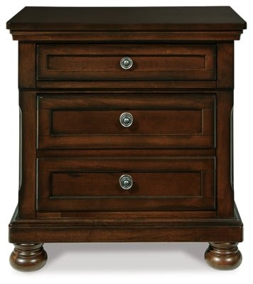 Porter Nightstand - Dark Brown Accent Nightstand modern furniture Contempo Furniture