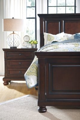 Porter Nightstand - Dark Brown Accent Nightstand modern furniture Contempo Furniture
