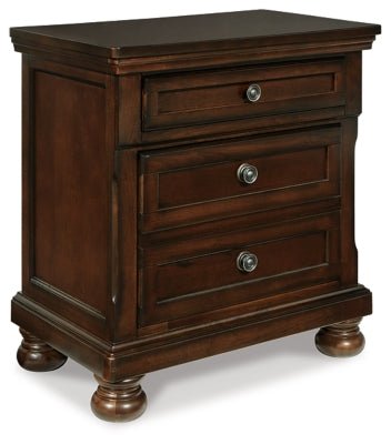 Porter Nightstand - Dark Brown Accent Nightstand modern furniture Contempo Furniture