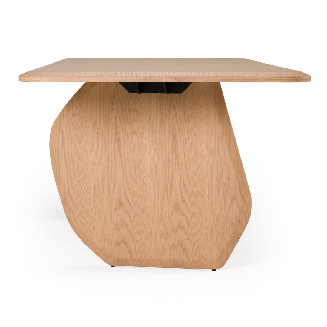 Prado  Modern White Oak Dining Table