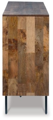 Prattville Accent Cabinet - Dark Brown Accent Cabinet modern furniture Contempo Furniture