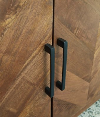 Prattville Accent Cabinet - Dark Brown Accent Cabinet modern furniture Contempo Furniture