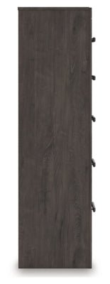 Prendonea Chest of Drawers - Dark Gray Accent Chest modern furniture Contempo Furniture