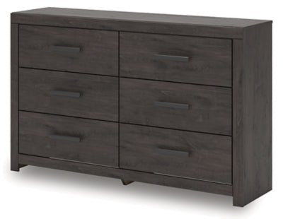 Prendonea Dresser - Dark Gray Dresser modern furniture Contempo Furniture