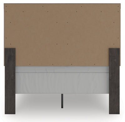 Prendonea Full Panel Bed - Dark Gray Panel Bed modern furniture Contempo Furniture