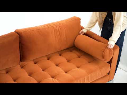 Cave 88" Velvet Sofa