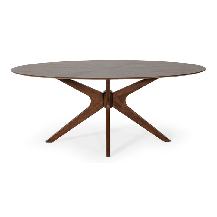 Prospect - Modern Oval Walnut Dining Table