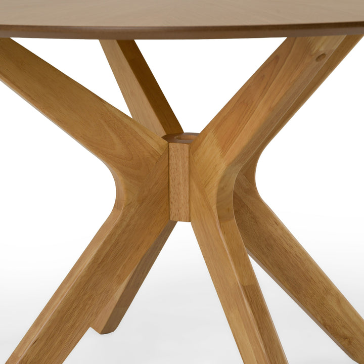 Prospect - Modern Round 47" Natural Oak Dining Table