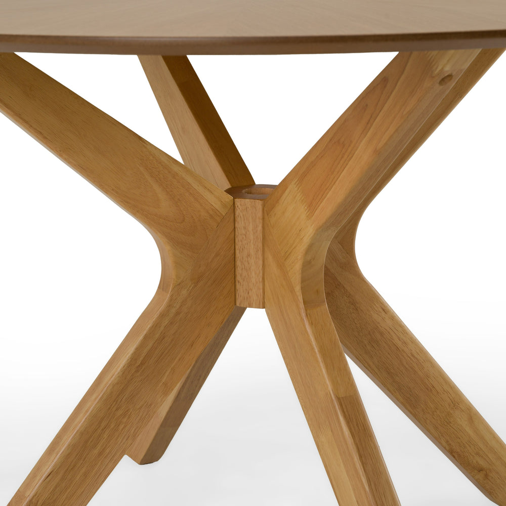 Prospect - Modern Round 47" Natural Oak Dining Table