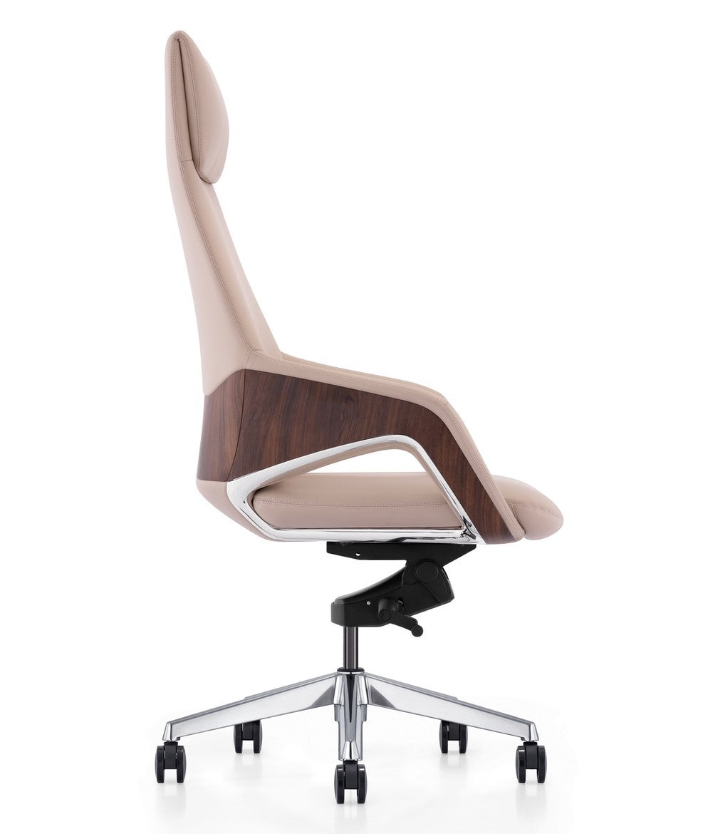 Prost Modern Beige High Back Executive Office Chair