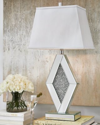 Prunella Table Lamp - Pearl Silver Table Lamp modern furniture Contempo Furniture
