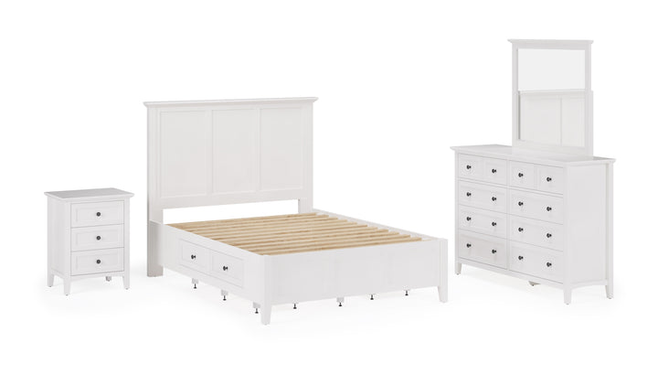 Modus Furniture Pnra82A Grace Eight Drawer Dresser In Snowfall White 2024