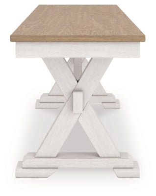 Purlaney 48" Dining Bench - White Dining Bench modern furniture Contempo Furniture