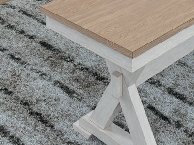 Purlaney 48" Dining Bench - White Dining Bench modern furniture Contempo Furniture