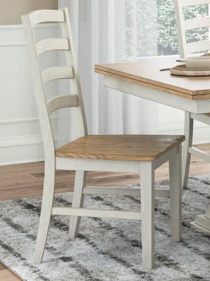 Purlaney Dining Chair - White Chair Set modern furniture Contempo Furniture
