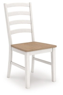 Purlaney Dining Chair - White Chair Set modern furniture Contempo Furniture