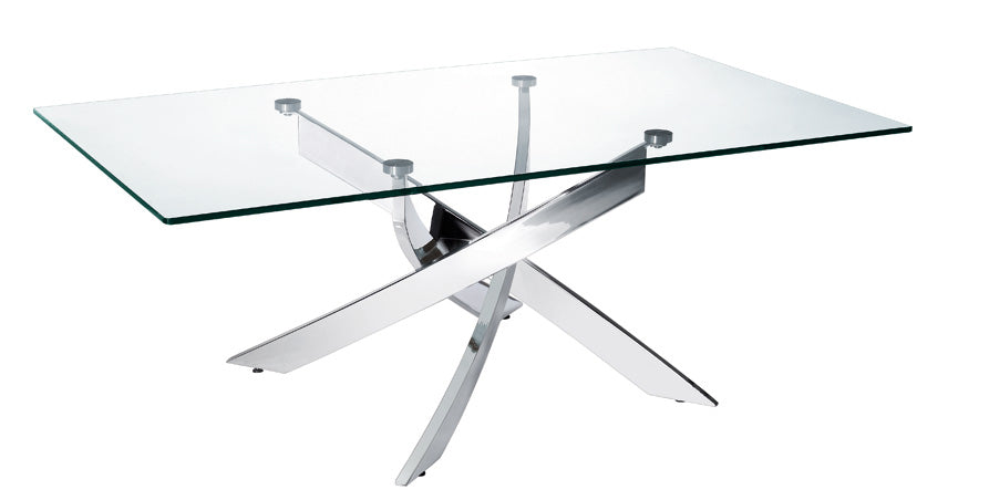Pyrite Modern Glass Coffee Table