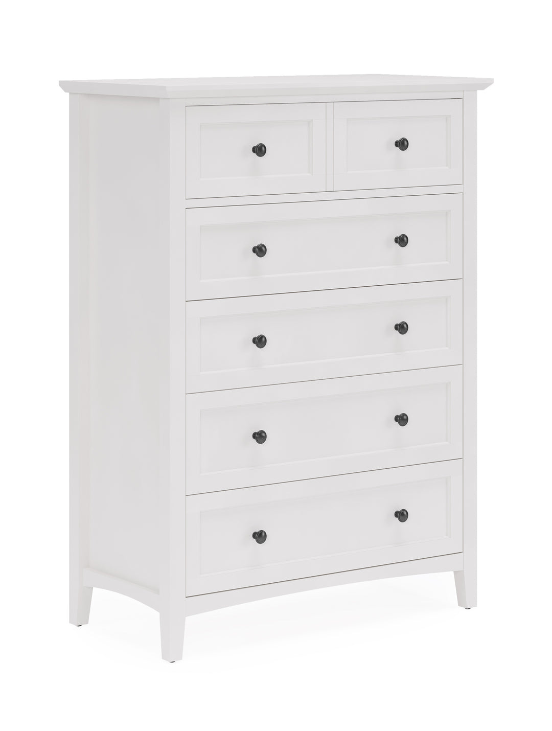 Modus Furniture Pnra84A Grace Five Drawer Chest In Snowfall White 2024
