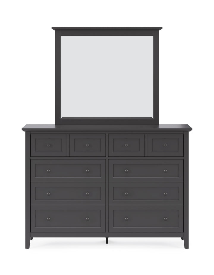 Modus Furniture Pnrb82A Grace Eight Drawer Dresser In Raven Black 2024