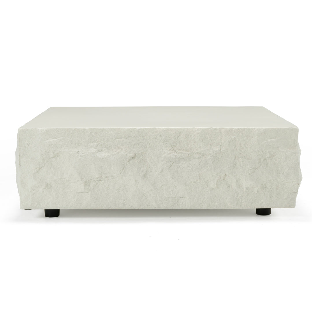 Quarry - Modern Off-White Square Coffee Table