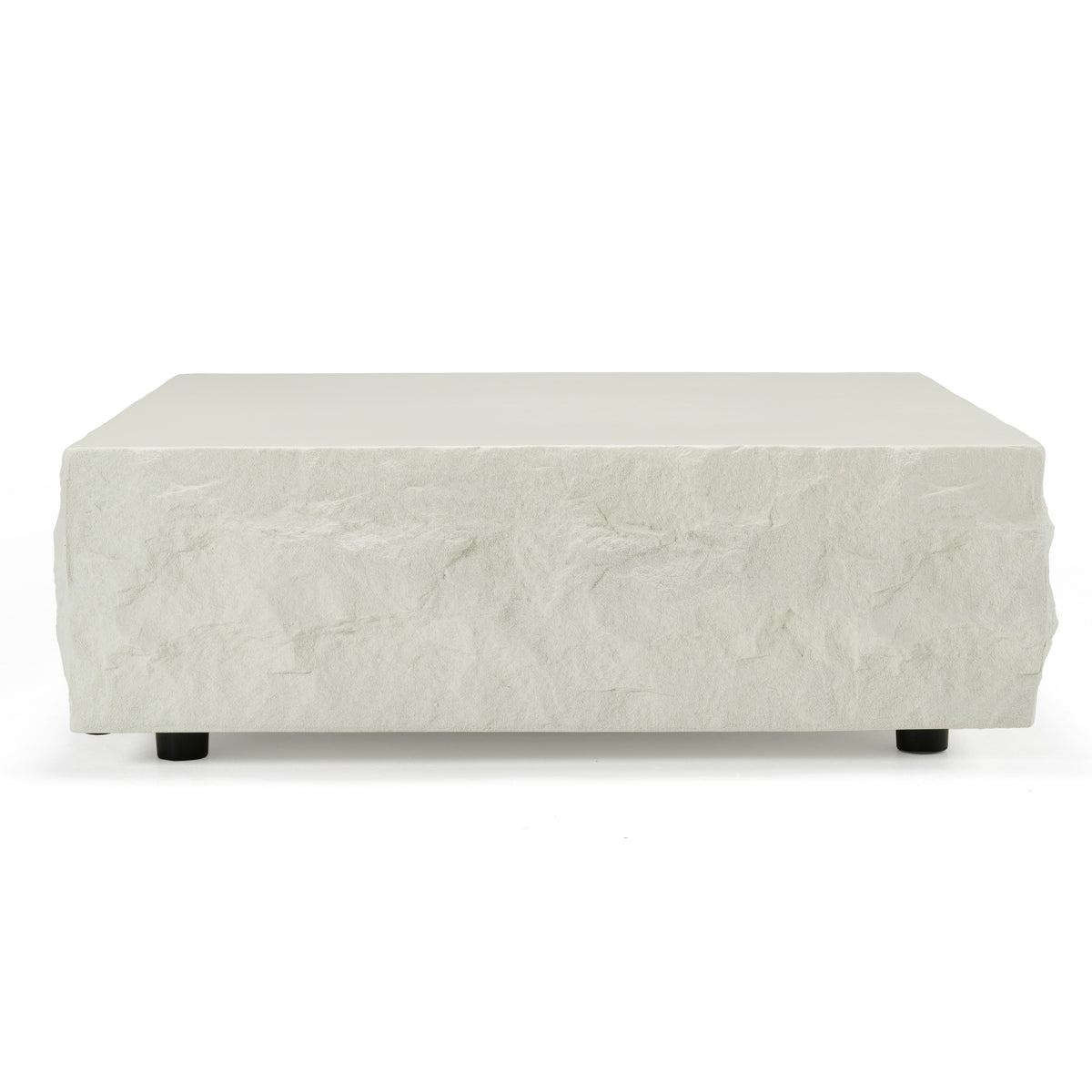 Quarry - Modern Off-White Square Coffee Table - View 2