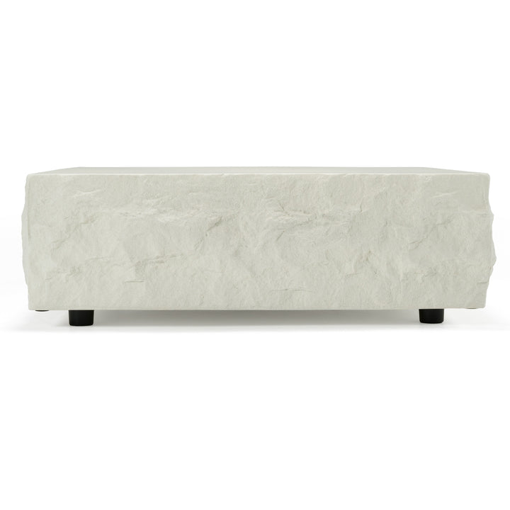 Quarry - Modern Off-White Square Coffee Table