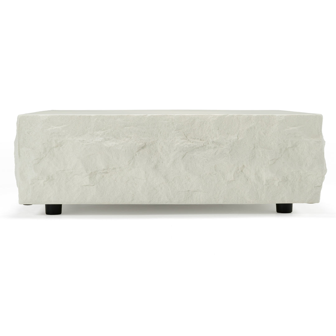 Quarry - Modern Off-White Square Coffee Table