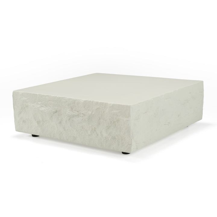 Quarry - Modern Off-White Square Coffee Table