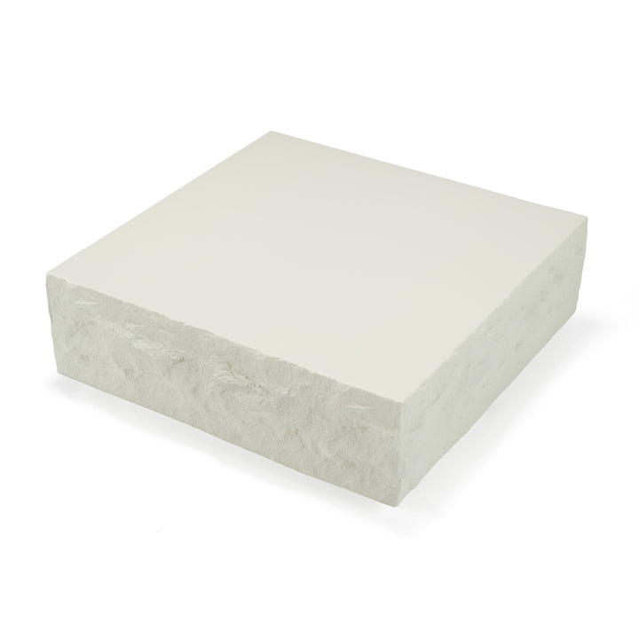 Quarry  Modern OffWhite Square Coffee Table