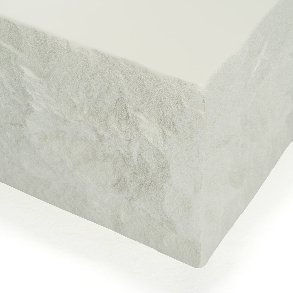 Quarry - Modern Off-White Square Coffee Table - View 5