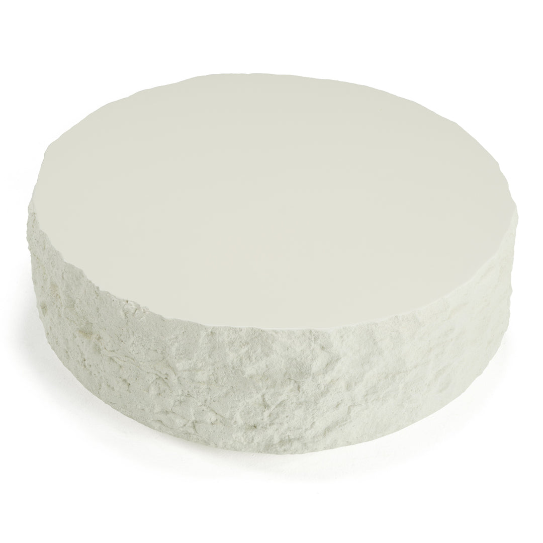 Quarry  Modern OffWhite Round Coffee Table