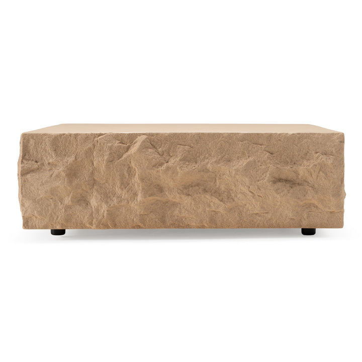 Quarry - Modern Beige Square Coffee Table