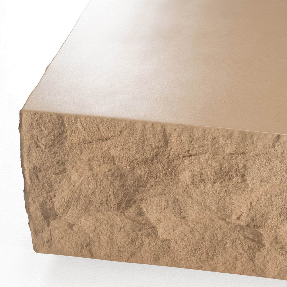 Quarry - Modern Beige Square Coffee Table - View 4