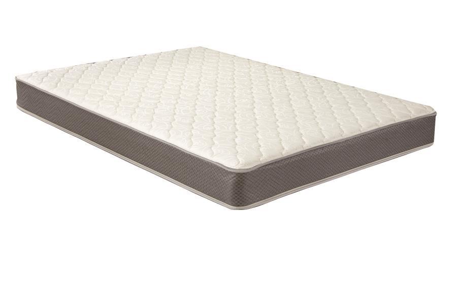 Quimby - 7" Twin Innerspring Quilted Foam Mattress - White Innerspring Mattresses modern furniture Contempo Furniture