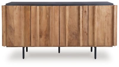 Quintavious Accent Cabinet - Light Brown Accent Cabinet modern furniture Contempo Furniture