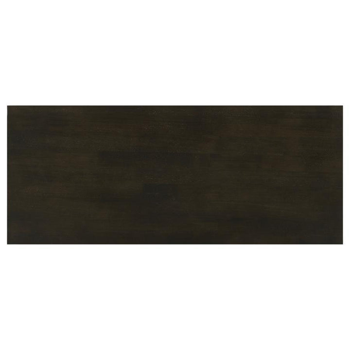 Rachelle - 2 - Shelf Wood Entryway Console Table - Deep Merlot Console Table modern furniture Contempo Furniture