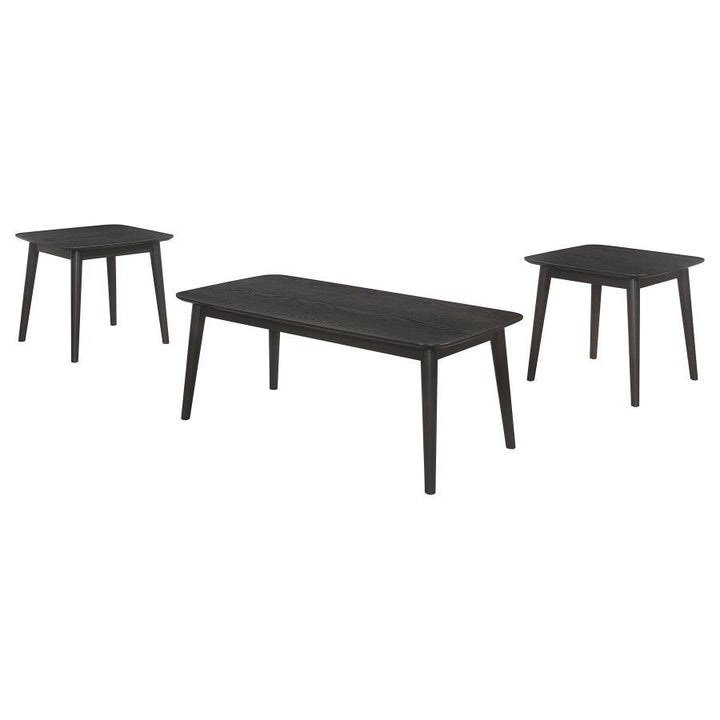Radley - 3 Piece Rectangular Coffee Table Set - Black Table Set modern furniture Contempo Furniture
