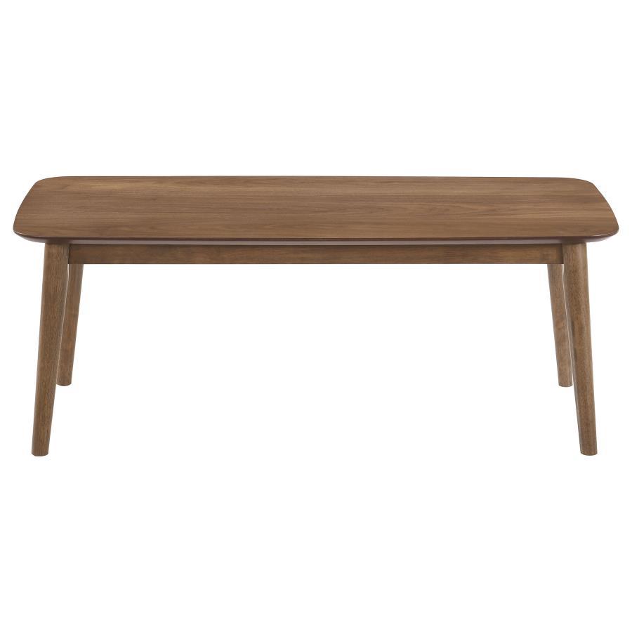 Radley - 3 Piece Rectangular Coffee Table Set - Natural Walnut Table Set modern furniture Contempo Furniture