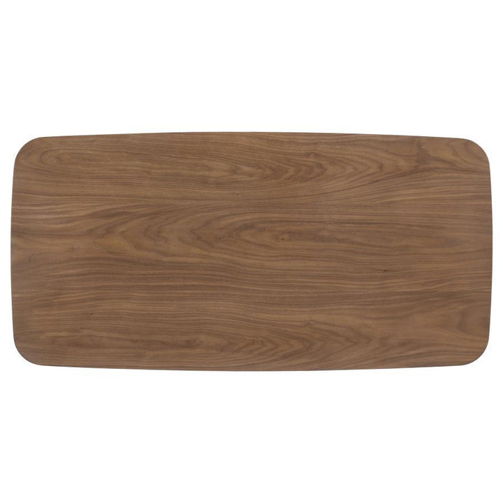 Radley - 3 Piece Rectangular Coffee Table Set - Natural Walnut Table Set modern furniture Contempo Furniture