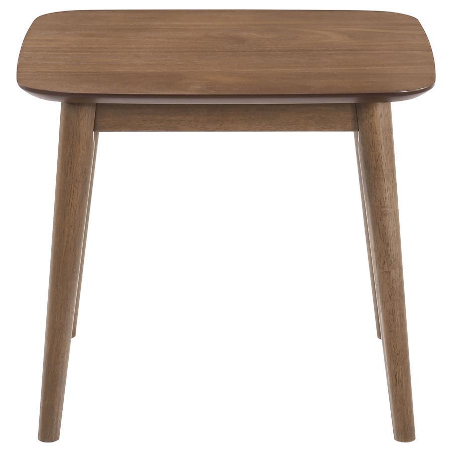 Radley - 3 Piece Rectangular Coffee Table Set - Natural Walnut Table Set modern furniture Contempo Furniture
