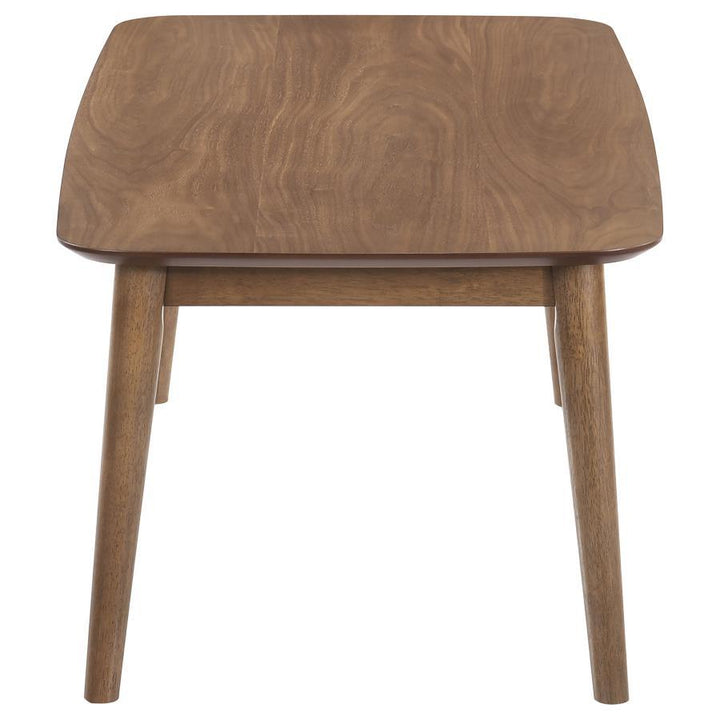 Radley - 3 Piece Rectangular Coffee Table Set - Natural Walnut Table Set modern furniture Contempo Furniture