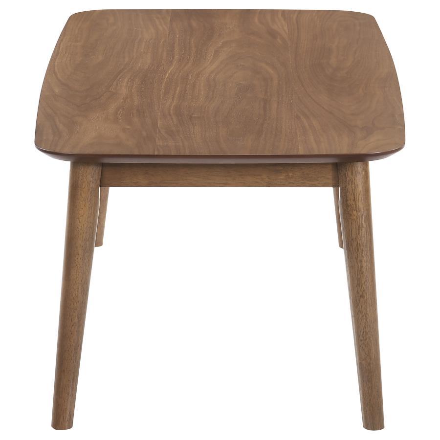 Radley - 3 Piece Rectangular Coffee Table Set - Natural Walnut Table Set modern furniture Contempo Furniture