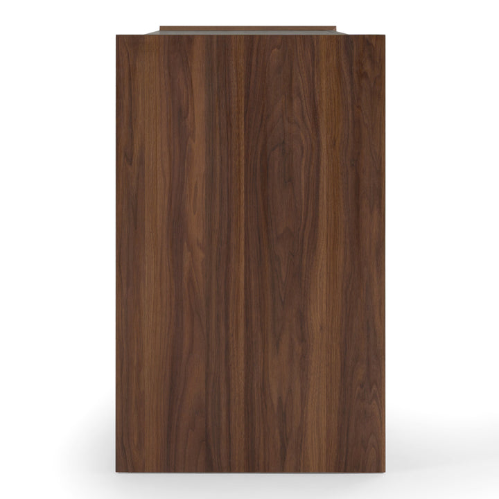 Rado Modern Walnut &amp; Stucco Dresser