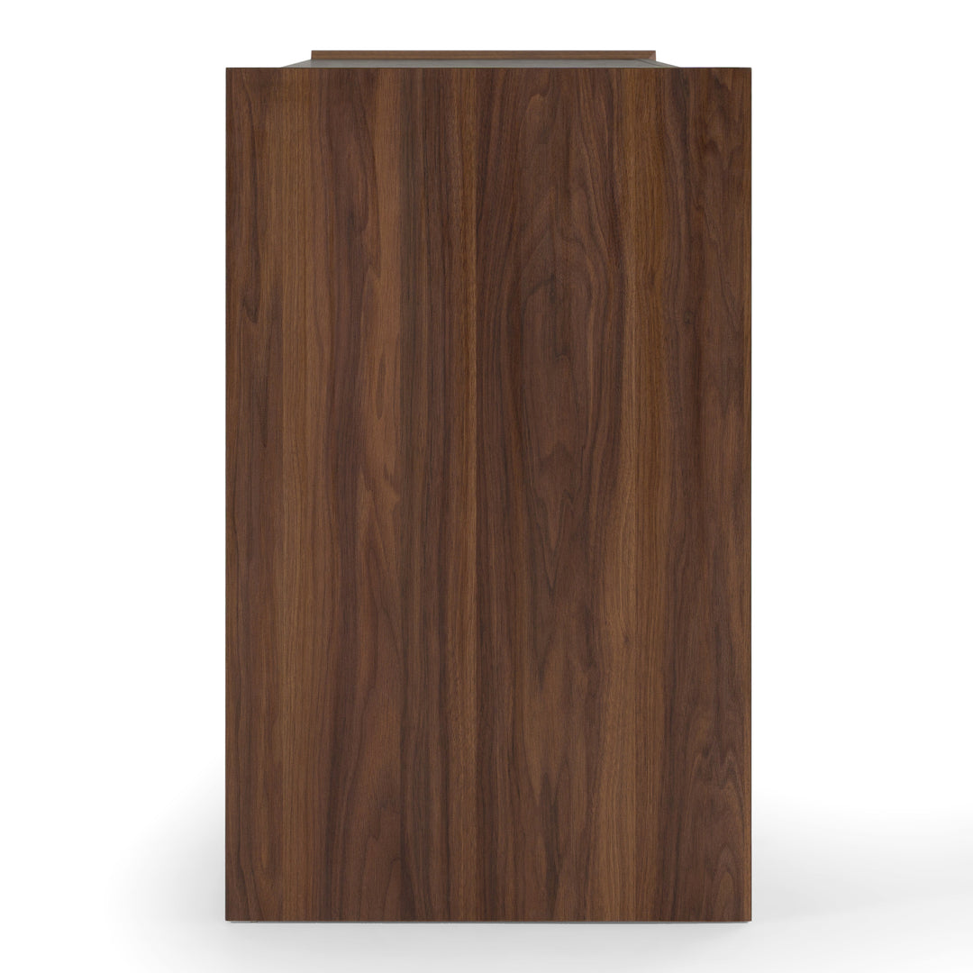 Rado Modern Walnut & Stucco Dresser