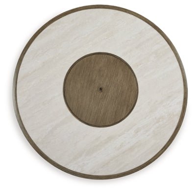 Rainier Ranch Fire Pit Table - Beige Fire Pits modern furniture Contempo Furniture