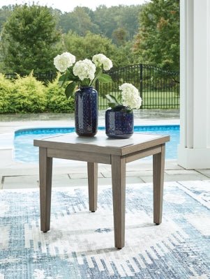 Rainier Ranch Outdoor End Table - Beige End Table modern furniture Contempo Furniture