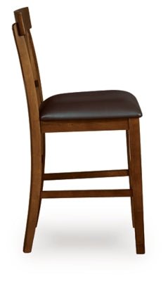 Ralene Counter Height Bar Stool - Light Brown Stool Set modern furniture Contempo Furniture