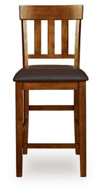 Ralene Counter Height Bar Stool - Light Brown Stool Set modern furniture Contempo Furniture