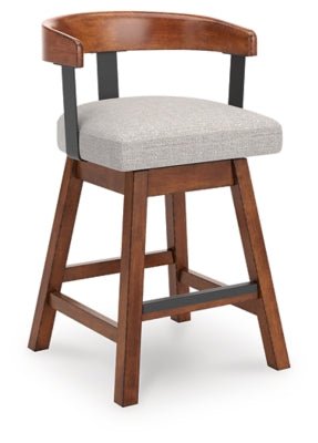Ralene Counter Height Barstool - Light Brown Stool Set modern furniture Contempo Furniture