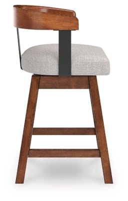 Ralene Counter Height Barstool - Light Brown Stool Set modern furniture Contempo Furniture